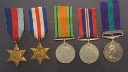Britische Medaillen Signalman A.Dickinson Royal Signals 2.WK