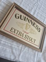 Guinness Extra Stout Werbespiegel mit Holzrahmen