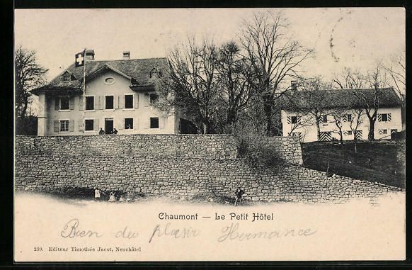Cartoline postali: AK Chaumont, Le Petit Hotel, 1902 – Usato da Berlin venduto da bartko-reher
