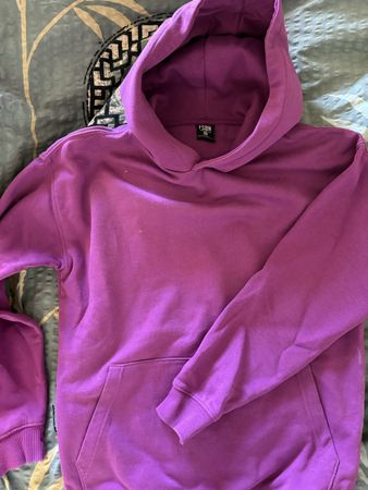 felpa viola taglia xs