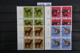 PJ 1967 Serie Viererblöcke ET gestempelt mit Taps   Los 7295