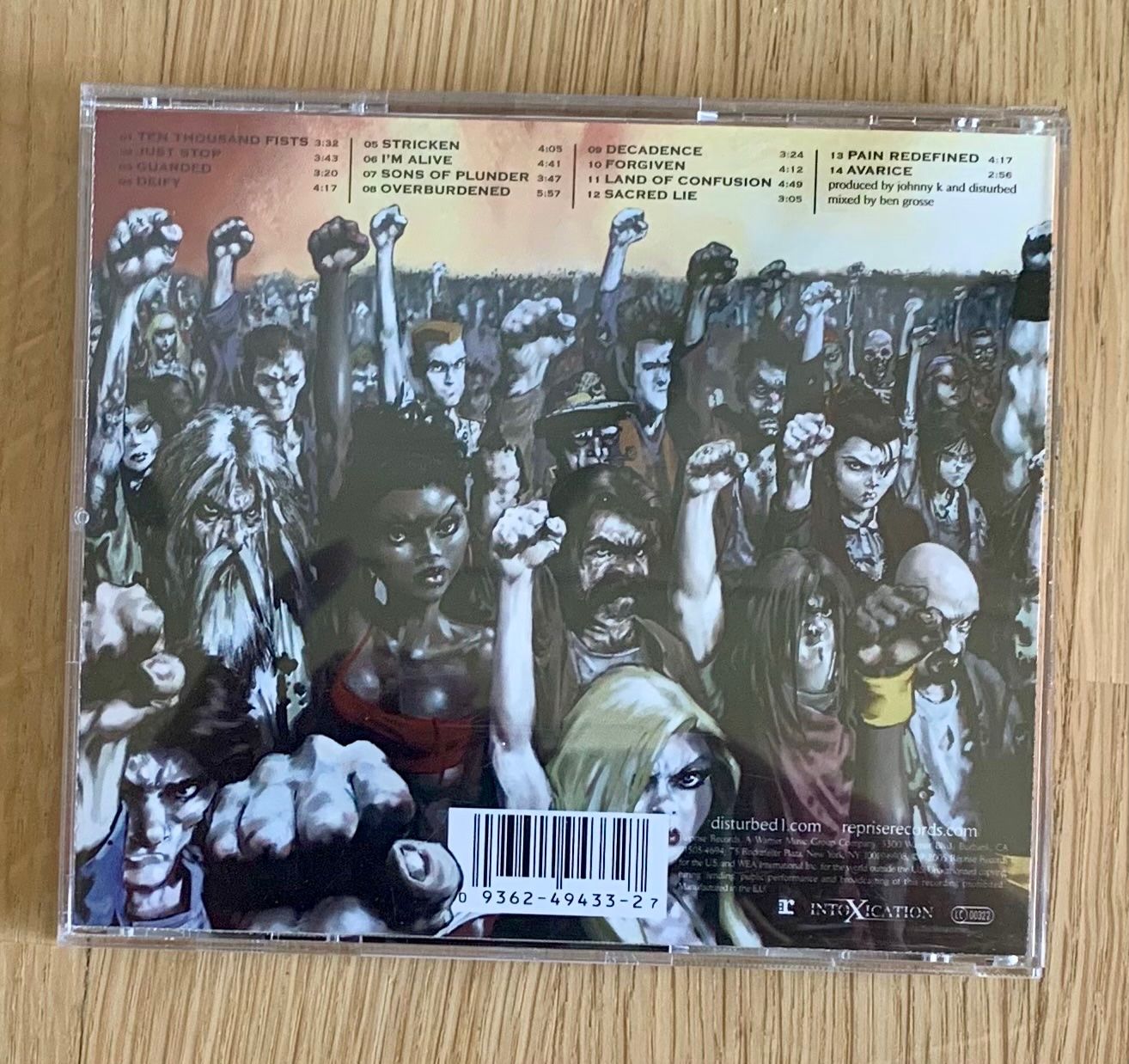 CD: Disturbed ten thousand fists – Usato da Zürich venduto da Fieber 2