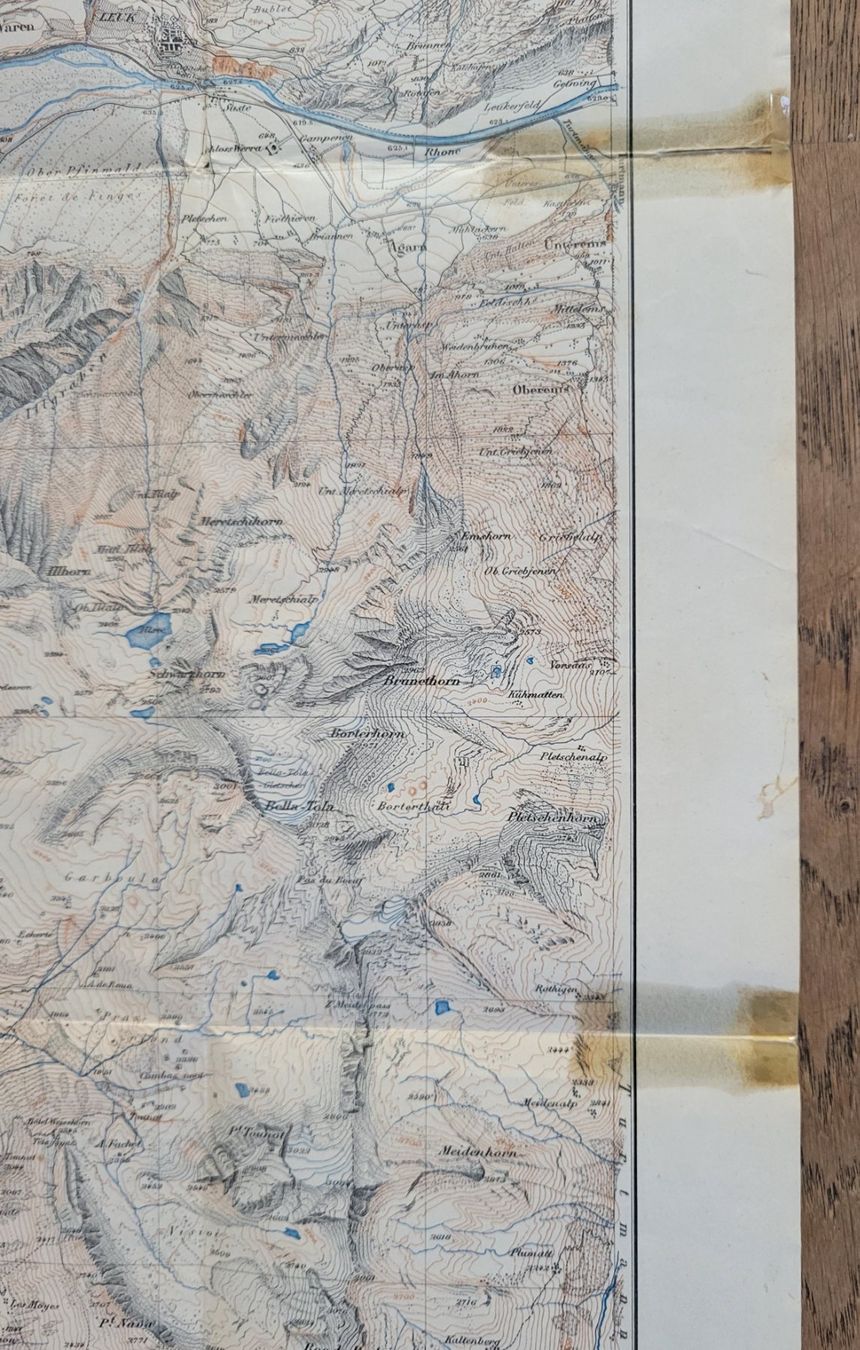 Cartine & Atlanti: Topographischer Atlas RAWILPASS 1925 – Usato da Nidau venduto da Polebloe 3