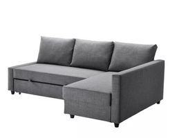 Canapé convertible angle+rangement gris foncé