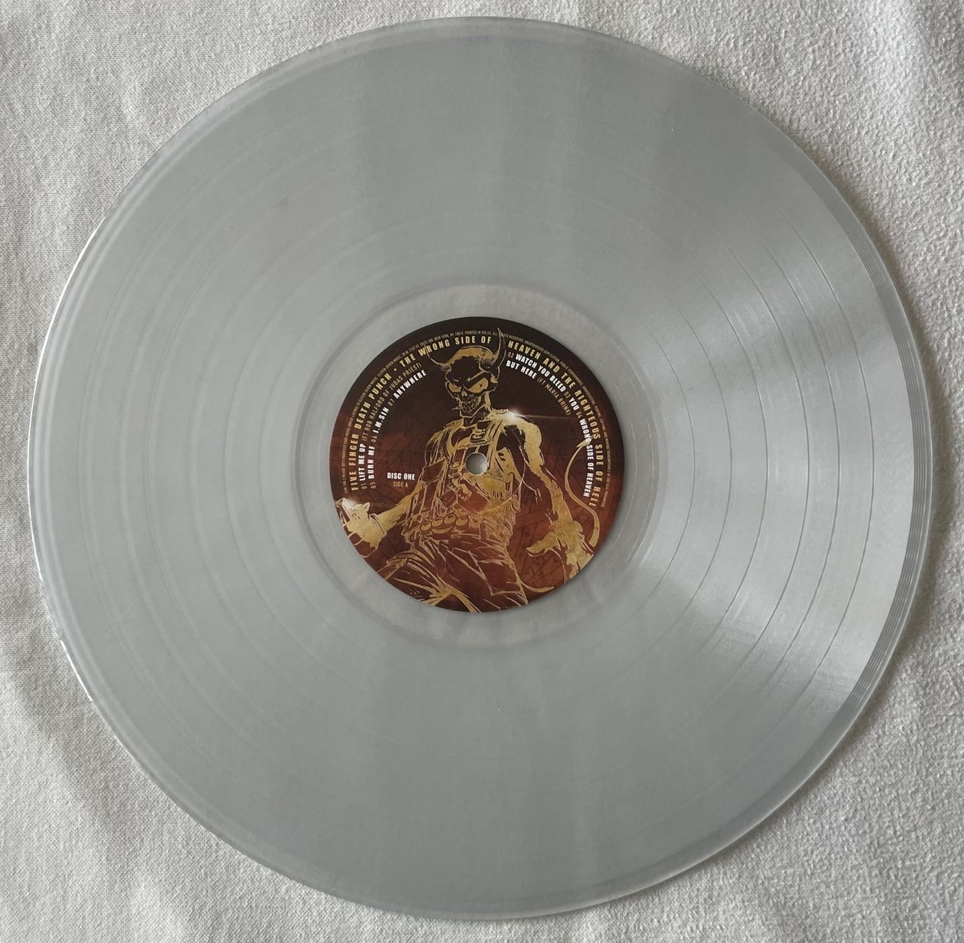 Vinyles: Five Finger Death Punch ‎– The Wrong Side - 2 x Clear Vinyl – Neuf (Voir description) à Uster par Zardodel 2