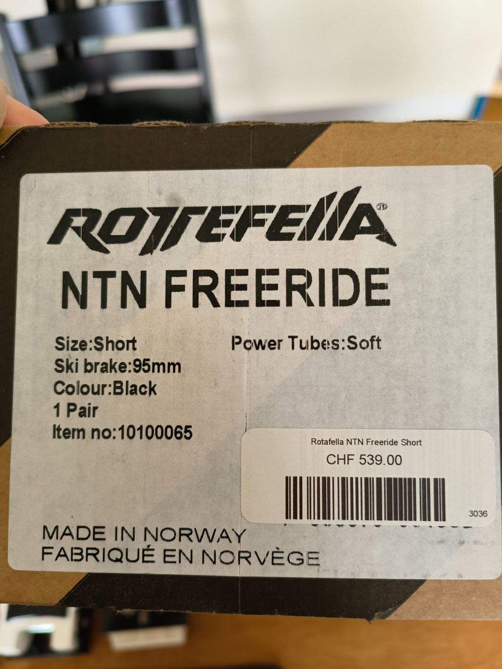 Rottefella Fixations: Rottefella NTN Freeride Telemarkbindung – Neuf avec emballage d'origine à Interlaken par C-T 1