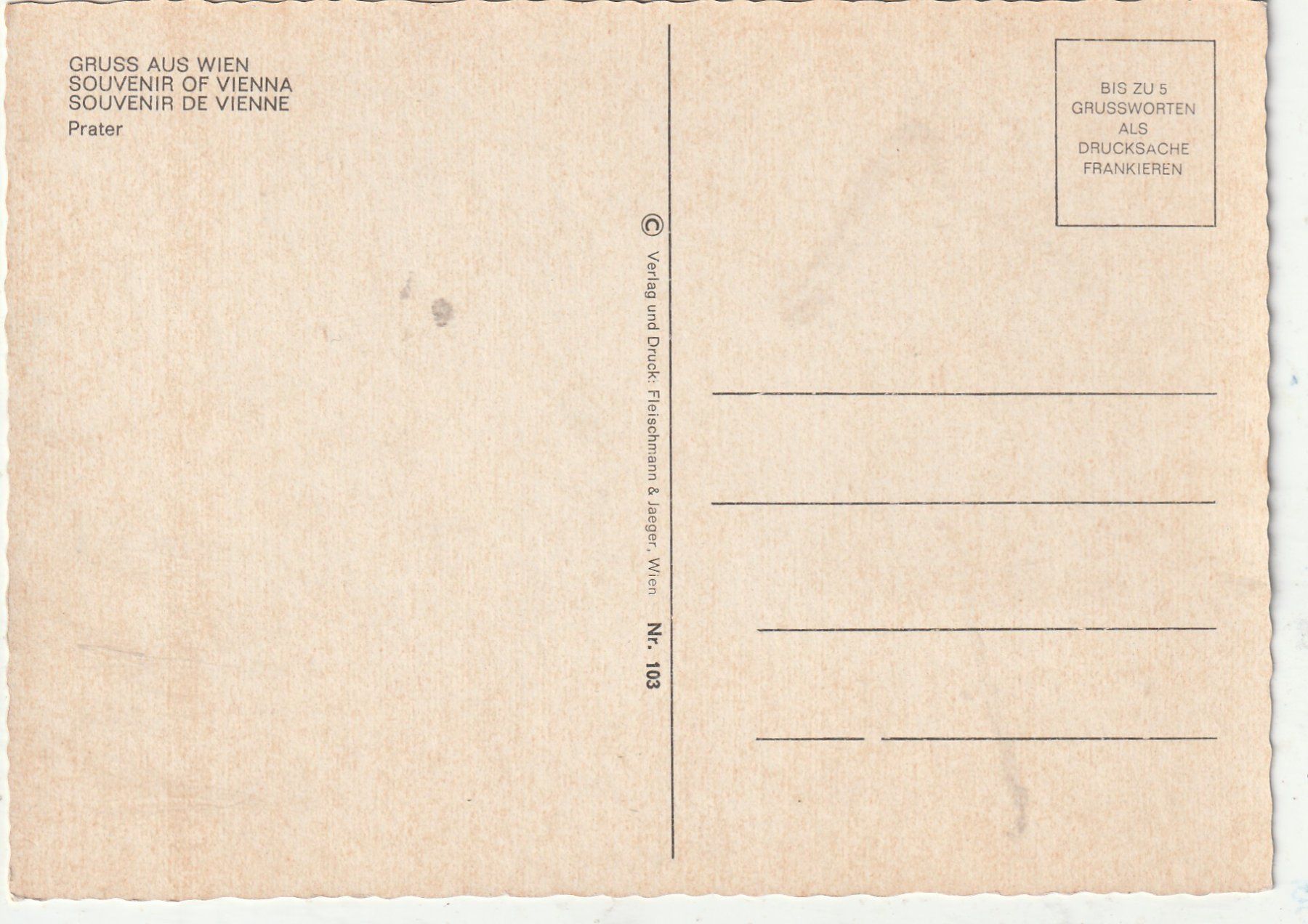 Cartoline postali: Wien MBK – Usato da Lumbrein venduto da made02 1