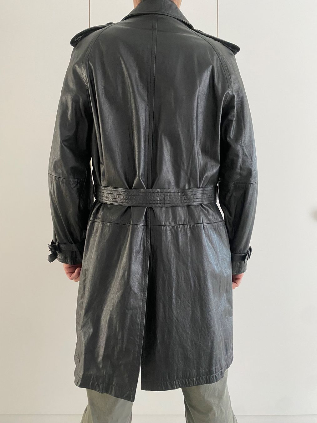 DKNY Cappotti: DKNY Ledermantel, klassischer Trenchcoat – Usato da Wetzikon ZH venduto da EAGLE_1981 8