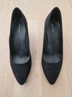 Graceland Pumps Velours-Optik Schwarz Grösse 37