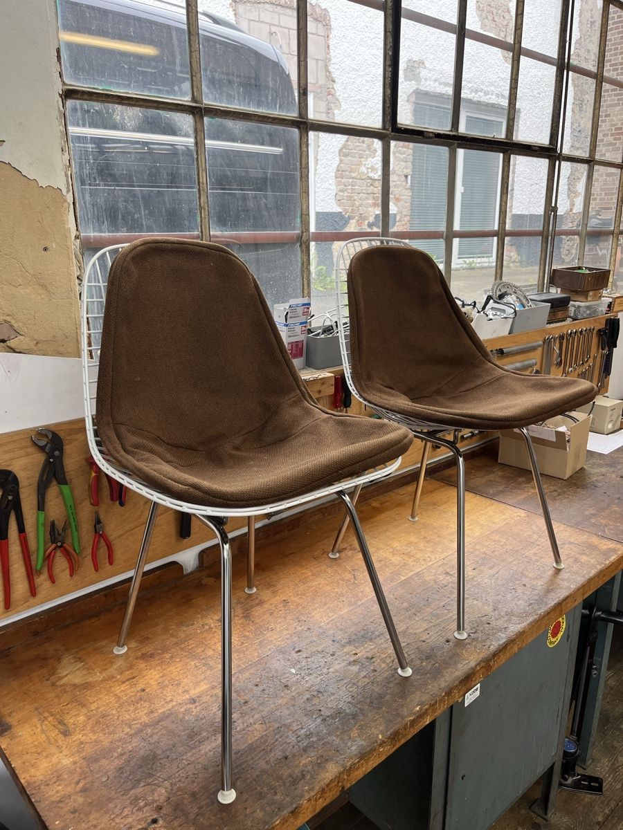 Herman Miller Sedie: Eames Wire Chairs Stühle Herman Miller mit Bezug – Usato da Kreuzlingen venduto da jud_yt59 6
