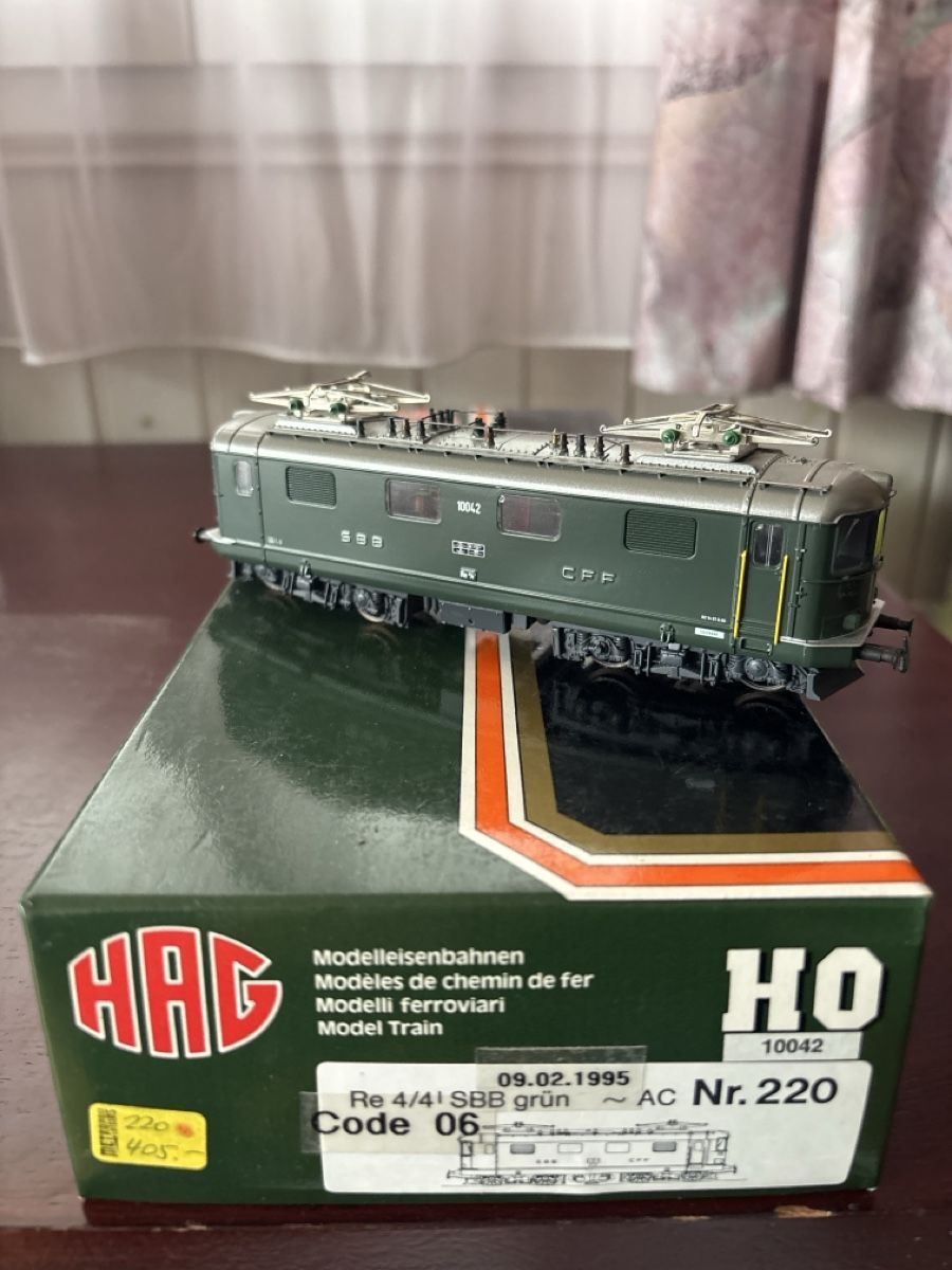 Hag Modelleisenbahnen: HAG Re4/4 I SBB grün Digital code – Neu (gemäss Beschreibung) aus Châtillon FR von riocavalli 1