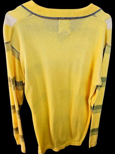 Top: Colour Thread Gelbes Karo-Poloshirt - Größe L – Usato da Zug venduto da vinokilo 3