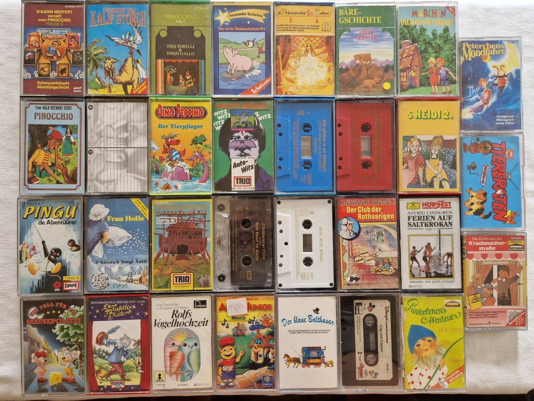 Musicassette: 31 Kinderkassetten mit Märchen und Liedern – Usato da Rebstein venduto da Ajs_Toy_Palast_1