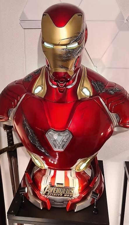 Marvel Figuren: Queen Studios Iron Man MK 50 BD (1:1) – Gebraucht aus Muttenz von SpionRex