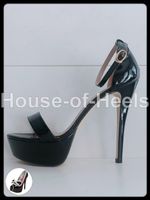 Escarpins Sandales Loslandifen 42 talon 15cm plateau 5cm vin