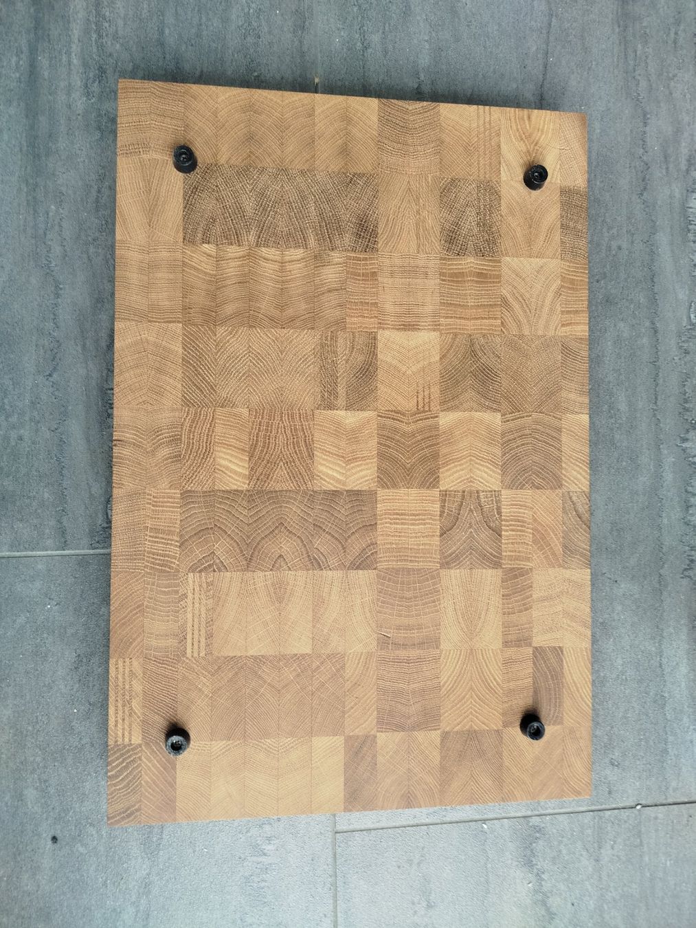 Articoli in legno: Schneidbrett Eiche Stirnholz – Nuovo (secondo la descrizione) da heerbrugg venduto da Daniela68 1