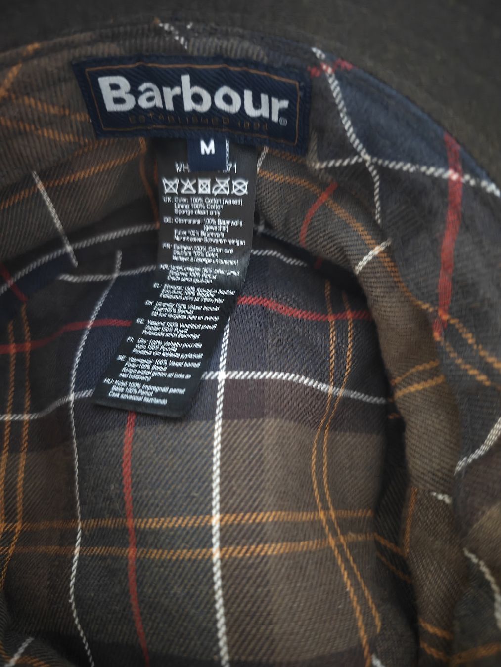 Barbour Hüte, Mützen & Caps: Barbour Buckethat Grösse M  Wachsbaumwolle – Neu (gemäss Beschreibung) aus Winterthur von SK1977 2