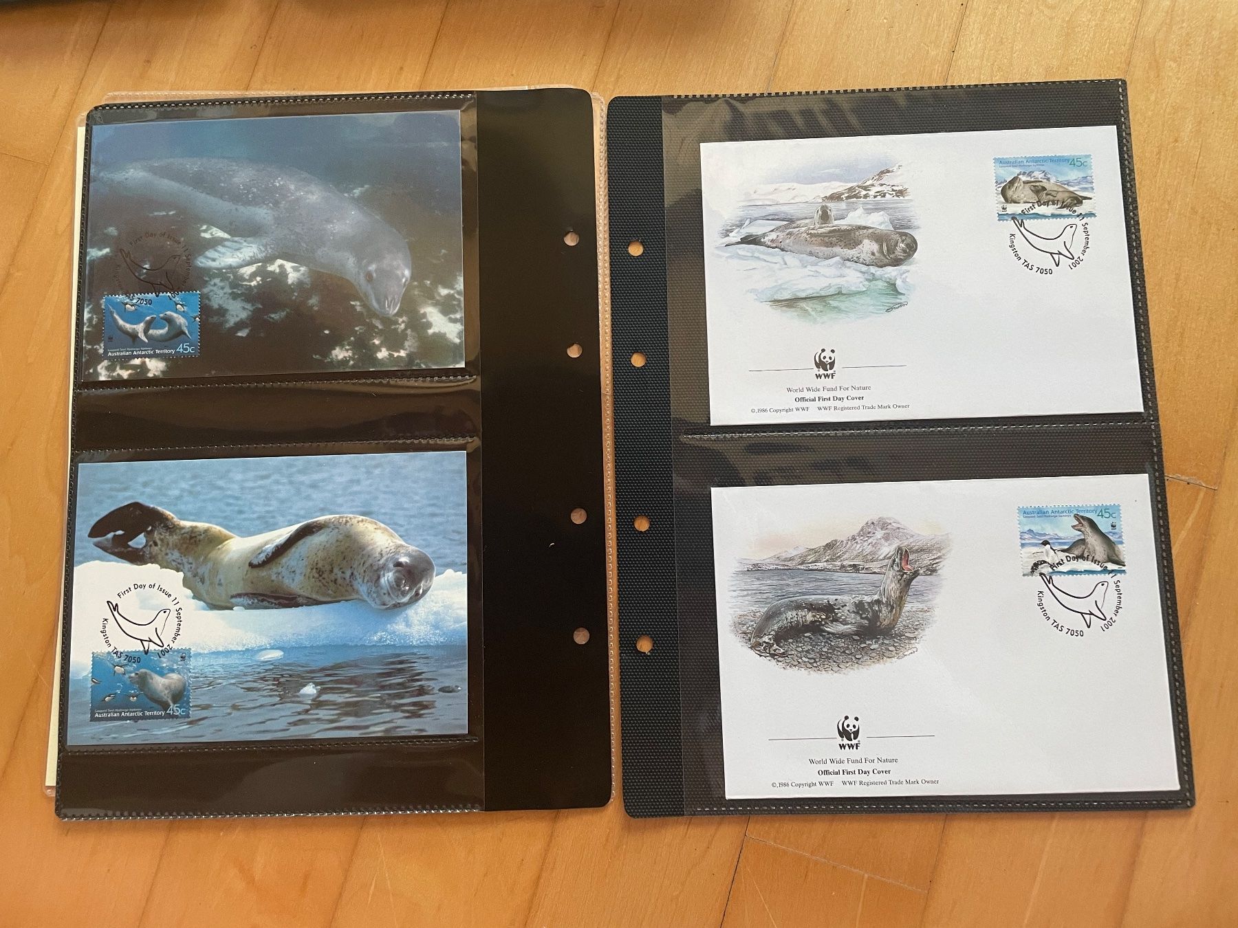 Tutti i francobolli: WWF Set "Der Seeleopard – Usato da Altdorf UR venduto da mic_z8bj 4