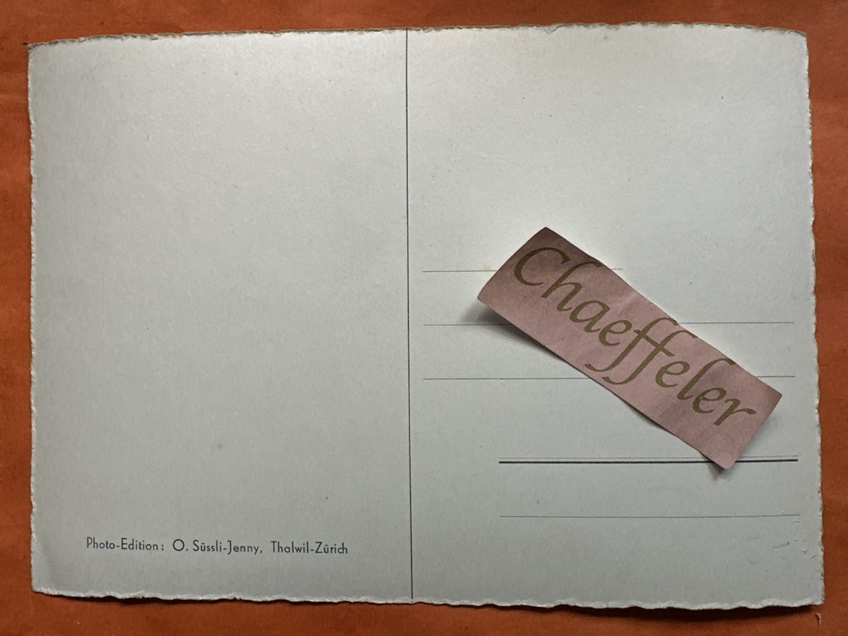 Ansichtskarten: 1835  Grimsel-Furka-Rhonegletscher. – Gebraucht aus Zürich von Chaeffeler 1