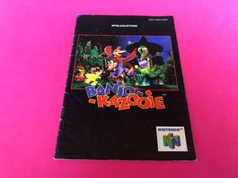 ANLEITUNG FÜR BANJO KAZOOIE NINTENDO 64