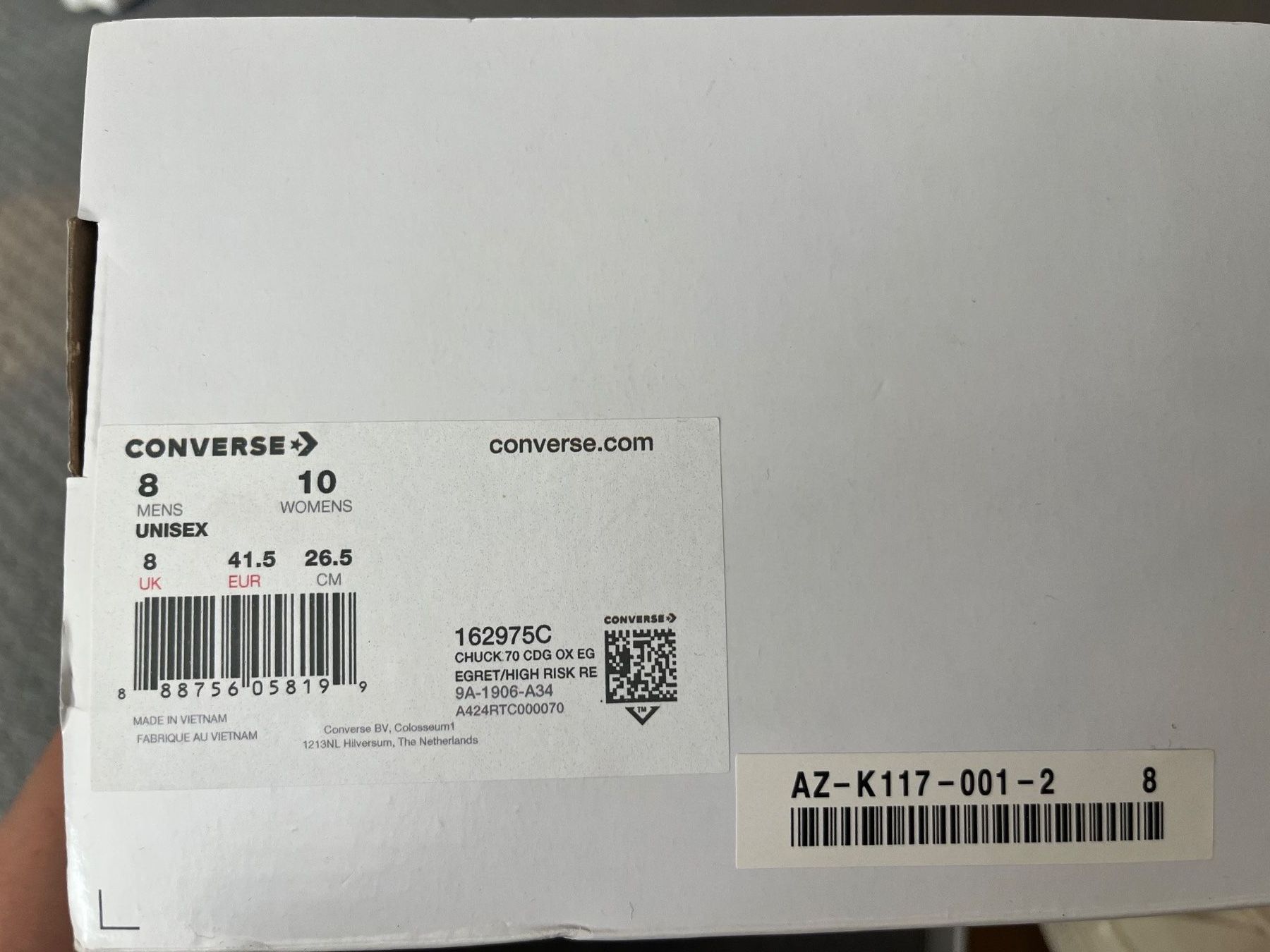 Comme Des Garcons Scarpe da uomo: Comme des Garcons Converse Schuhe, Grösse 41.5! – Usato da Kloten venduto da Deborah25 6