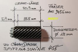 9456.000 FRÄSER * passend zu Spitzmaschine 455 Caran d'Ache