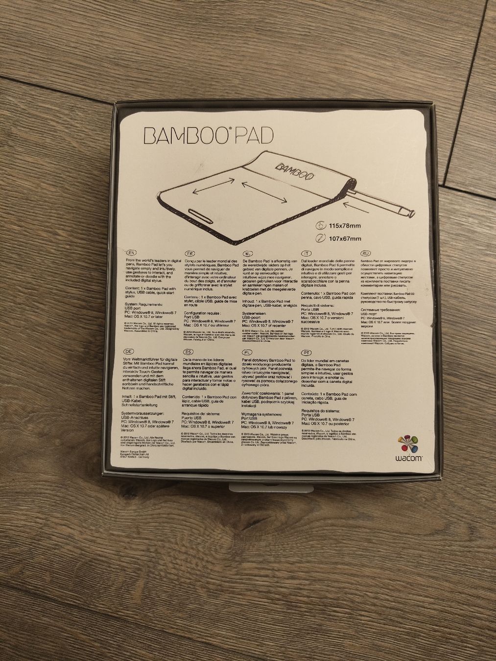 Wacom Tablet PC: Touchpad Wacom Bamboo Pad – Gebraucht aus Bulle von nin_9ght 2