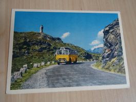 Postkarte Schweizer Alpenpost Simplon gestempelt 1965