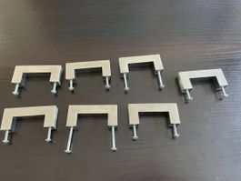 Poignée de tiroir où buffet en Inox 7 pièces