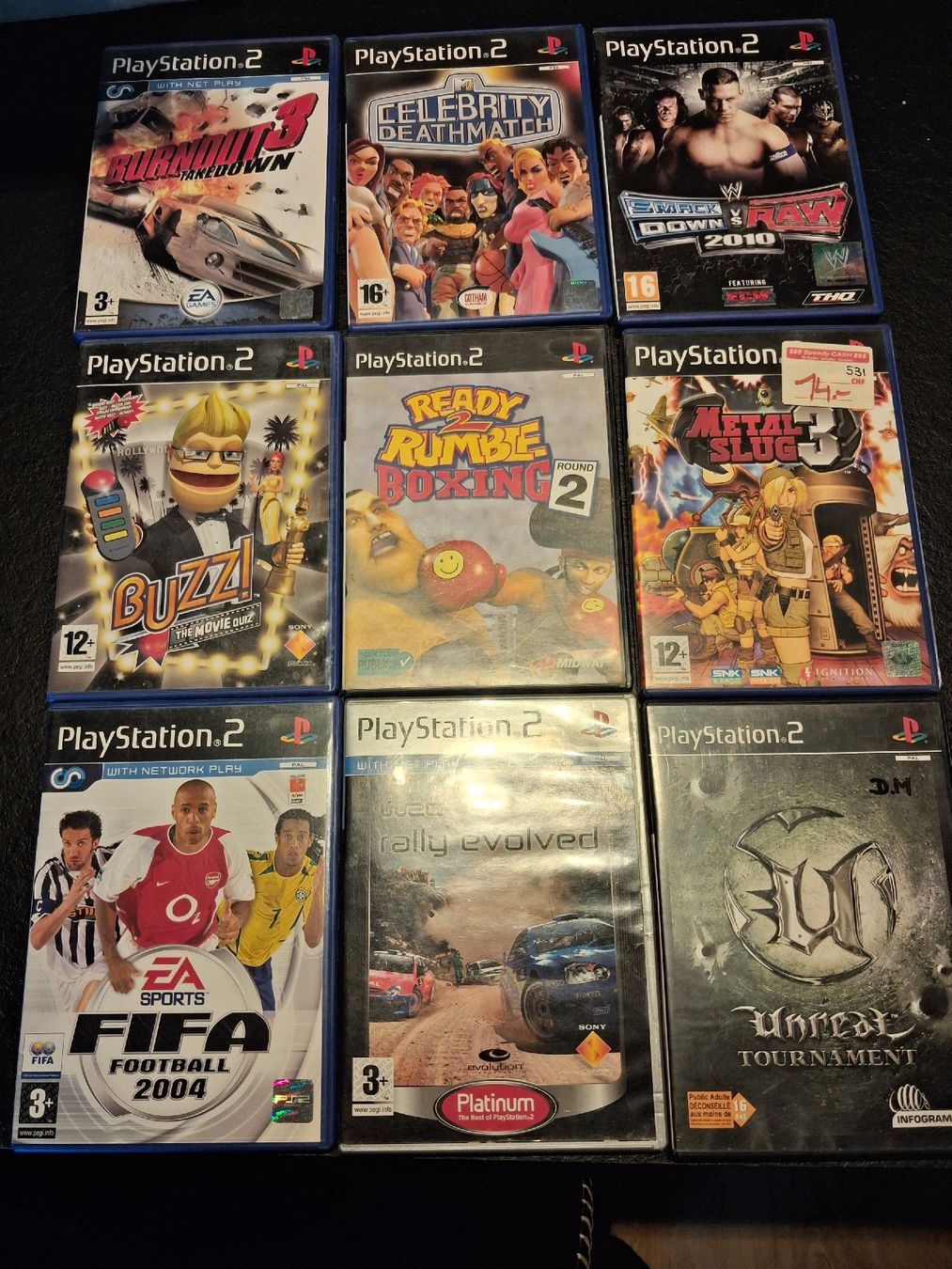 Jeux: lot de jeux ps2 – D'occasion à Rossemaison par danou01