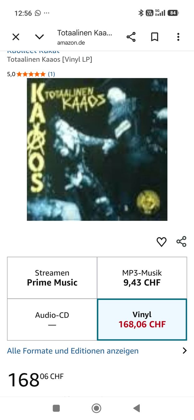Dischi in vinile: Totaalien Kaaos LP – Usato da Wynau venduto da rem_5tpw