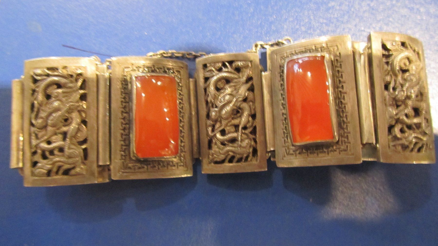 Bracciali & Braccialetti: Armband mit Carneolen – Usato da Bischofszell venduto da Joachim-115 1