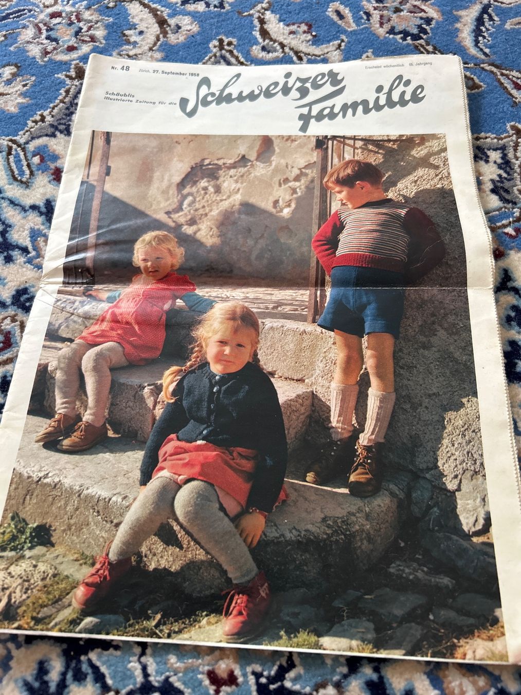 Zeitschriften & Magazine: Schweizer Familie 27.9.1958 – Gebraucht aus Champfèr von Rothli