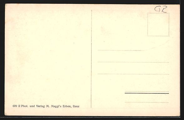 Cartoline postali: AK Savognin, Kirche mit Bergpanorama – Usato da Berlin venduto da bartko-reher 1