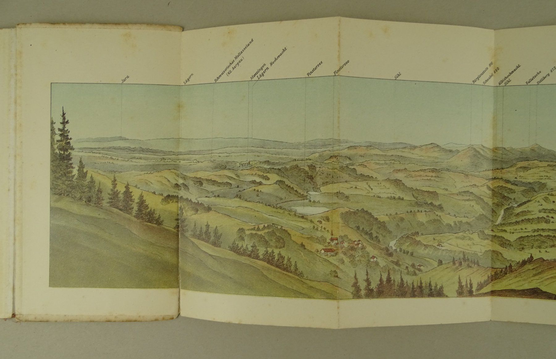 Libri: PANORAMA VOM GOTTSCHALKENBERG 1886 – Usato da Grüningen venduto da Kartensammler 6