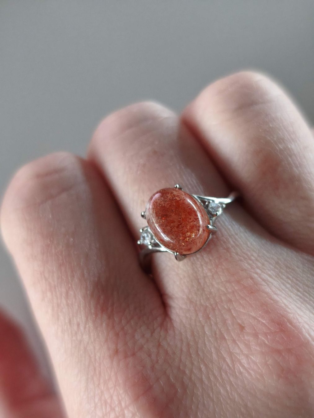 Anelli: Wunderschöner Sonnenstein Ring, Silber 925 verstellbar  – Usato da St. Gallen venduto da GIULESGG 9