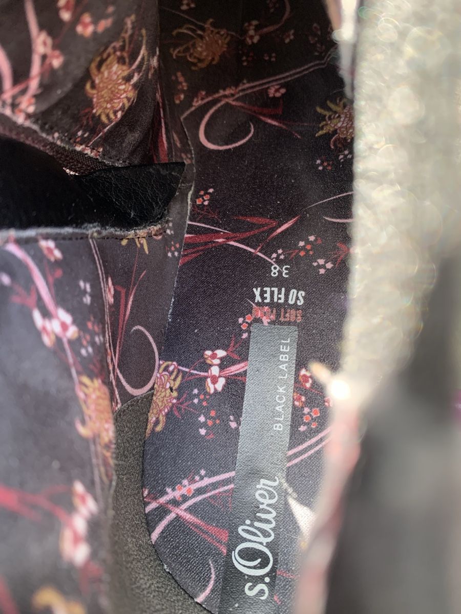 S.Oliver Damenschuhe: s.Oliver Stiefeletten Gr. 38 schwarz, Wildleder – Gebraucht aus Galgenen von Waldliesel 2