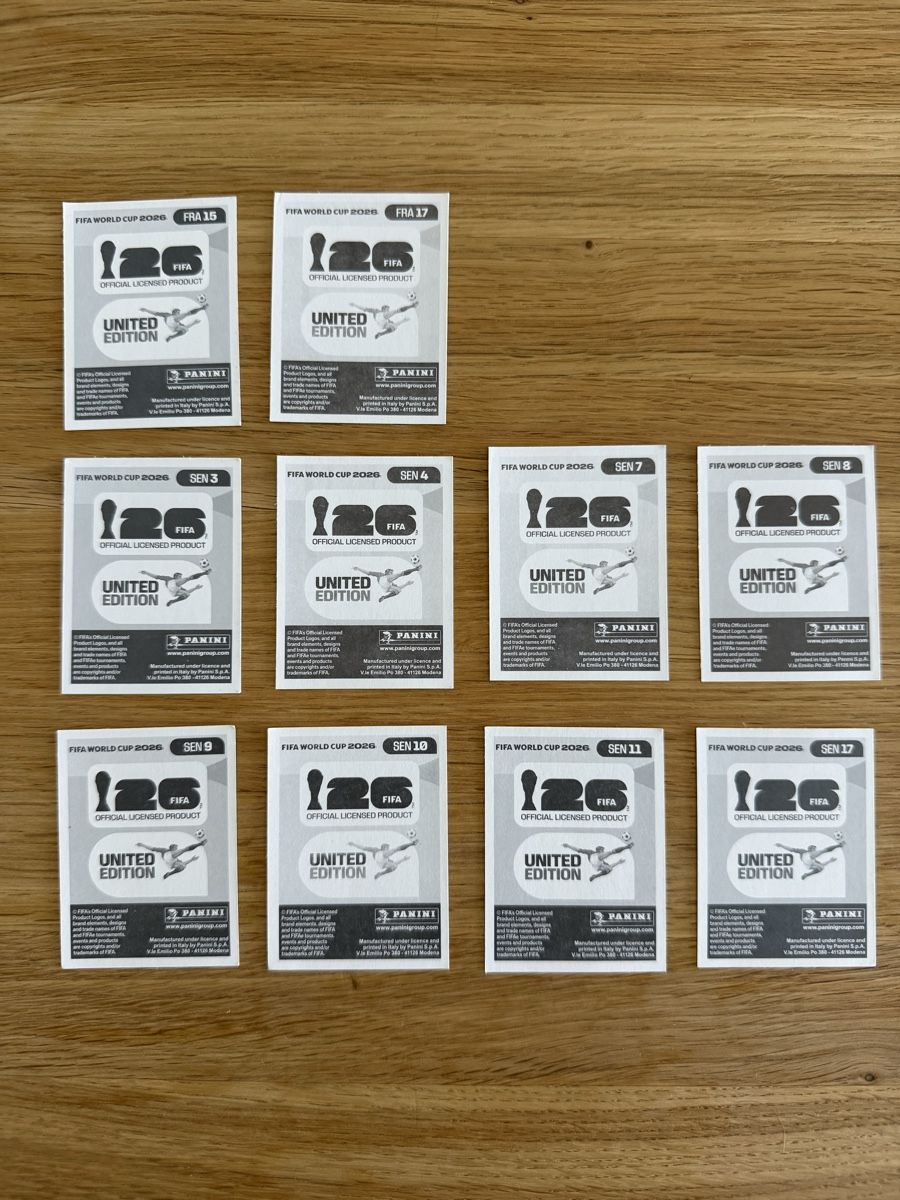 Panini Sammelbilder & Trading cards: Panini Frankreich & Senegal WM2026 – Neu (gemäss Beschreibung) aus Hellikon von stoudii