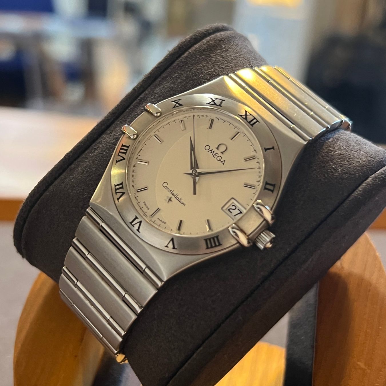 Omega Montres: Omega Constellation Manhattan Silver Dial 1552/862 – D'occasion à Carouge GE par Watchaser 8