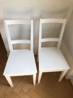 2er Set Holzstuehle, Weiss Lackiert, Landhausstil, Top Zu...
