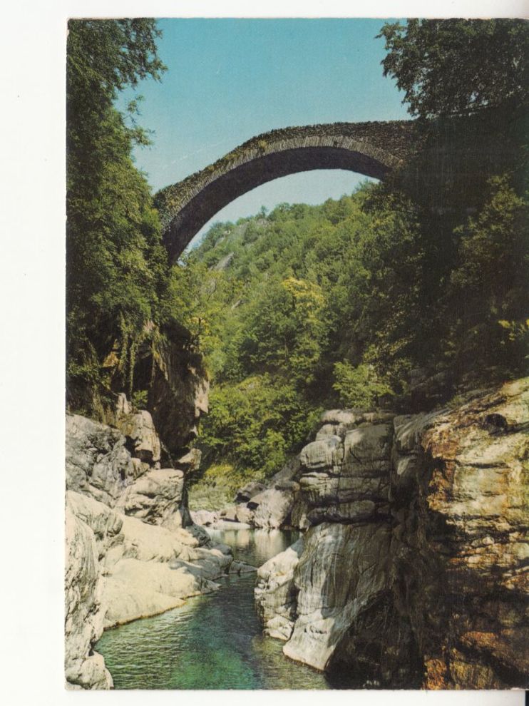 Ansichtskarten: Intragna Ponte Romano 1981 – Gebraucht aus Bürglen TG von StampGraf