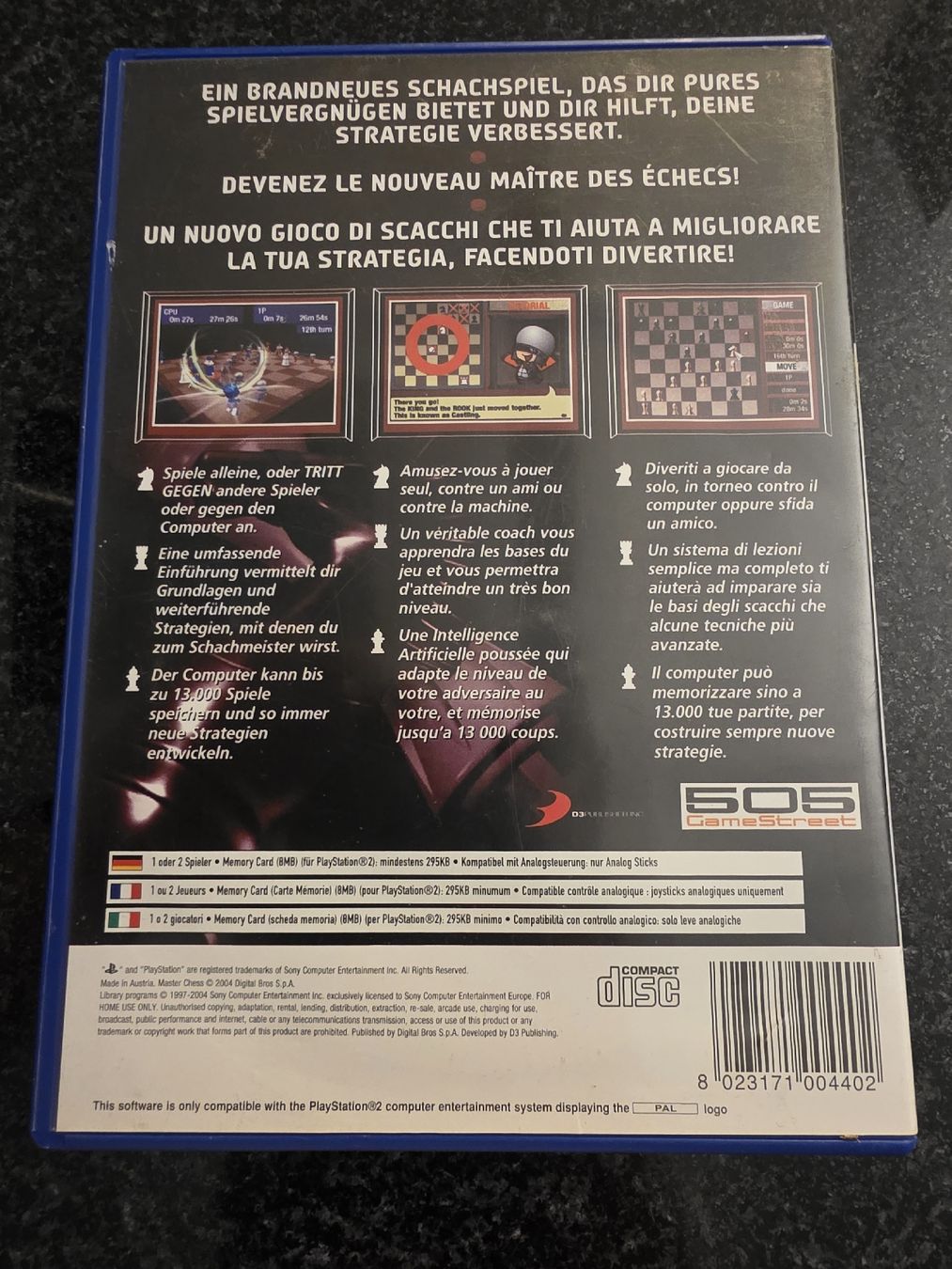 Spiele: Master Chess PS2 – Gebraucht aus Chavornay von Crash37 1