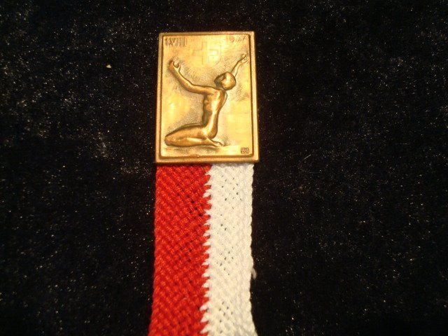 Placchette & Badge: 1. Augustabzeichen 1947 – Usato da Riehen venduto da Baerewaegli