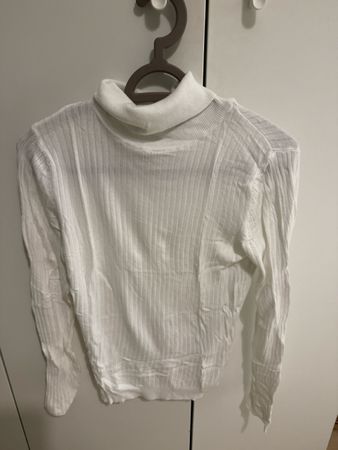 Rollkragen weiss M
