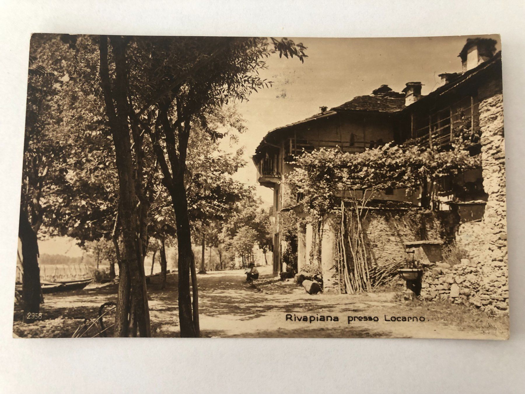 Ansichtskarten: Rivapiana presso Locarno 1921 – Gebraucht aus Pfäffikon ZH von Waltoversand