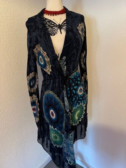 Desigual Giacche: Desigual elegante Strickjacke Gr 36/38/40 - Baumwolle – Usato da Neerach venduto da romiping 3