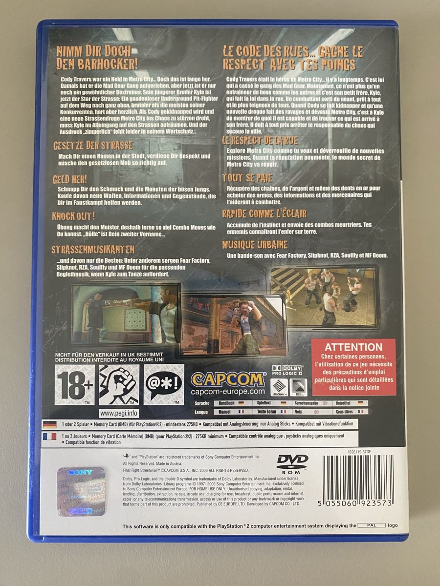 Sony Spiele: Final Fight Streetwise für PS2 – Gebraucht aus Thunstetten von  2