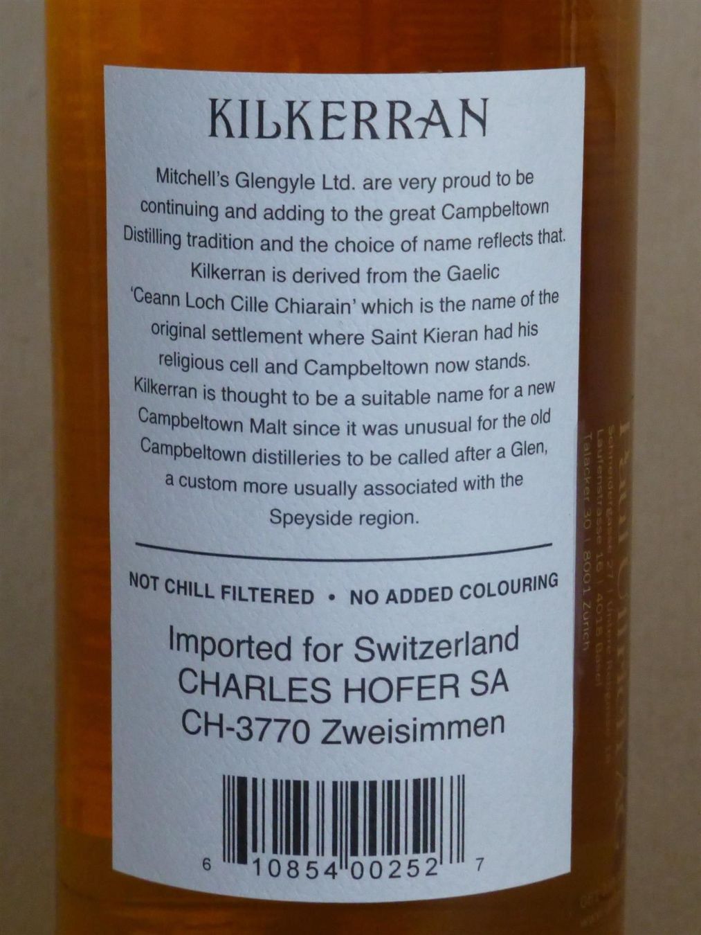 Spirituosen: Glengyle Kilkerran 12 - 2016 – Neu und originalverpackt aus Basel von Falconis 4
