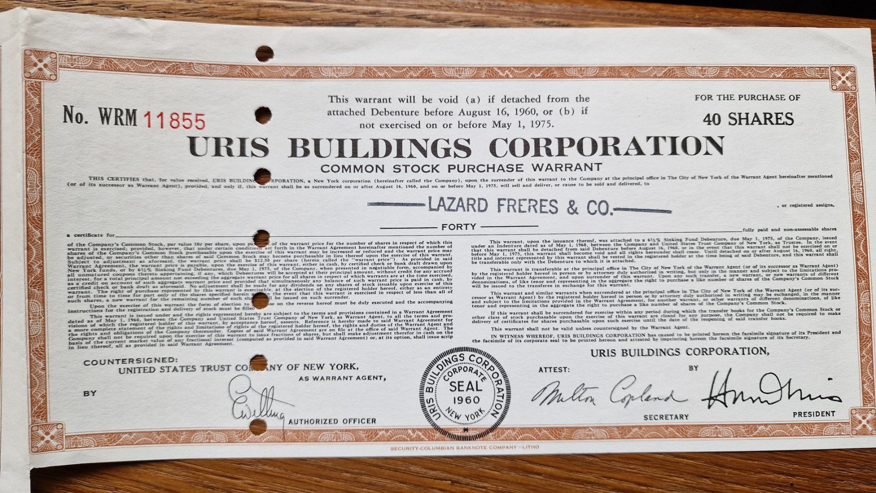 Documents: 5 alte Wertpapiere aus USA – D'occasion à Röthenbach i. E. par Heureka5 6