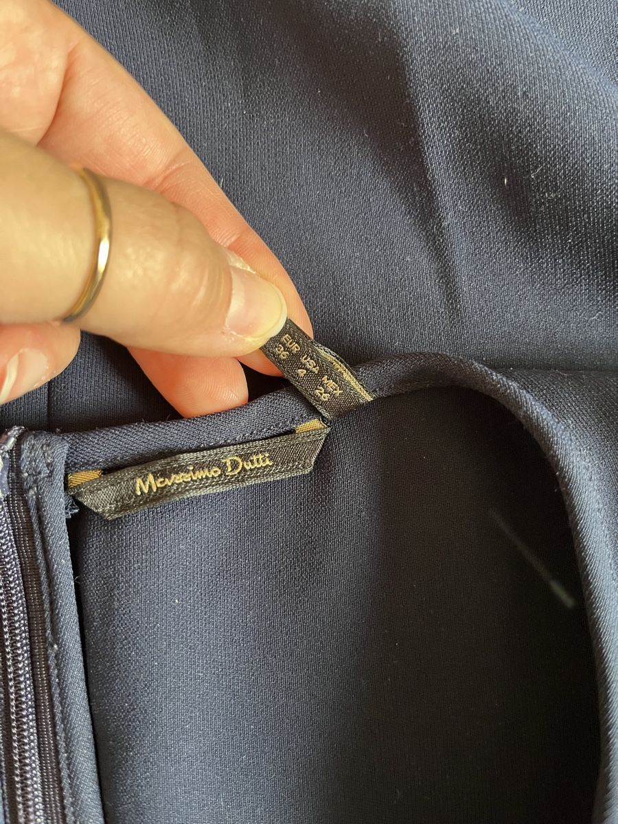 Massimo Dutti Vestiti: Massimo Dutti Navy Blue Dress, Size 36 – Usato da Genève venduto da nba_l98n 5